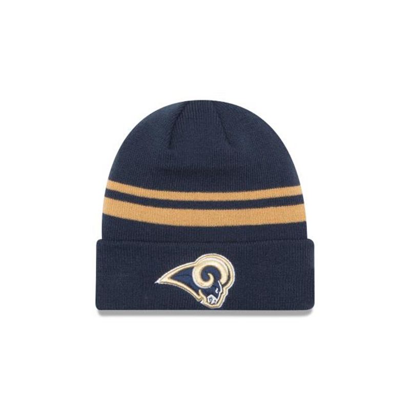 NFL Los Angeles Rams Cuff Knit (PCU6066) - Blue New Era Beanies